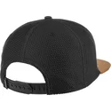 kepure-plokscia-juoda-snapback-honey-knit-djinns