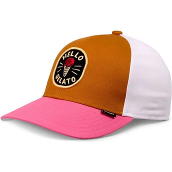 Czapka z daszkiem wielokolorowa snapback dla dziecka Food Gelato Basic od Djinns