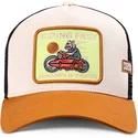 kepure-islenkta-ruda-snapback-riding-fast-hft-coastal