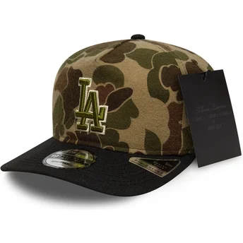 Cap išlenkta camouflage adjustable strap 19TWENTY Brushed Cotton Three Looms Duck Los Angeles Dodgers MLB New Era
