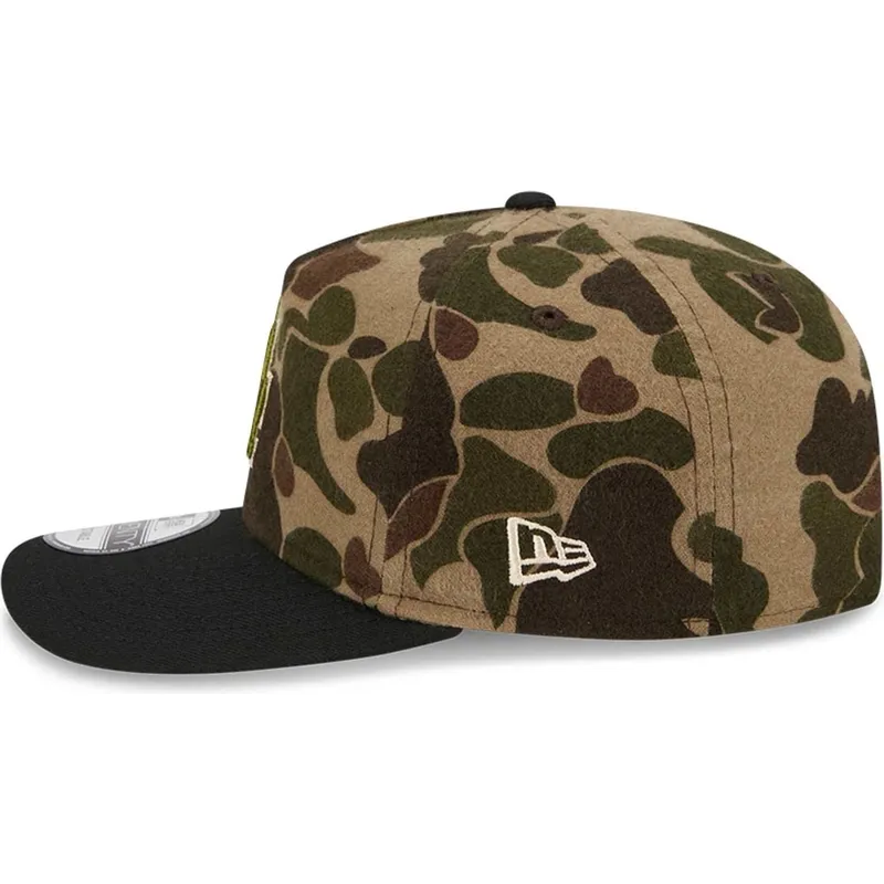 kepure-islenkta-kamufliazas-reguliuojama-juostele-19twenty-brushed-cotton-three-looms-duck-los-angeles-dodgers-mlb-new-era