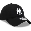 czarna-regulowana-czapka-z-zakrzywionym-daszkiem-9twenty-merino-wool-yarn-new-york-yankees-mlb-new-era