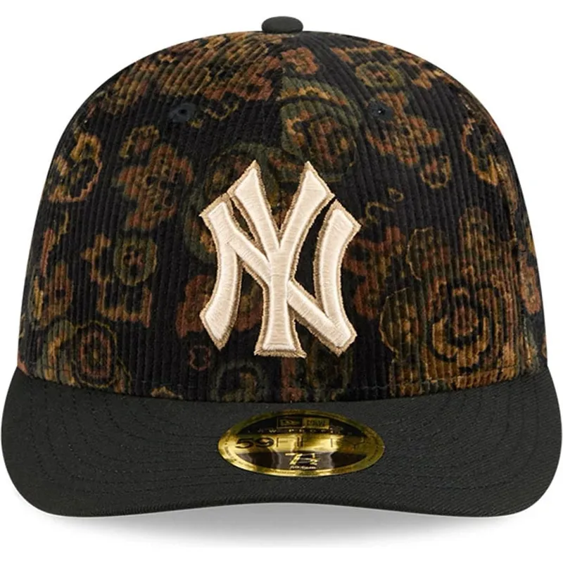 cap-islenkta-black-ajustada-59fifty-low-profile-floral-cord-three-looms-printed-corduroy-new-york-yankees-mlb-new-era
