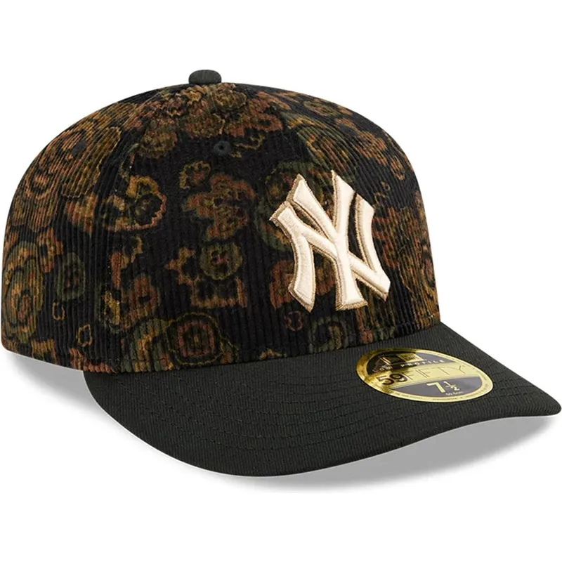 cap-islenkta-black-ajustada-59fifty-low-profile-floral-cord-three-looms-printed-corduroy-new-york-yankees-mlb-new-era