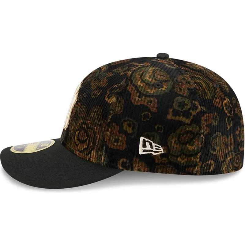 cap-islenkta-black-ajustada-59fifty-low-profile-floral-cord-three-looms-printed-corduroy-new-york-yankees-mlb-new-era