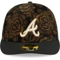 czarna-zakrzywiona-czapka-59fifty-low-profile-floral-cord-three-looms-printed-corduroy-atlanta-braves-mlb-od-new-era