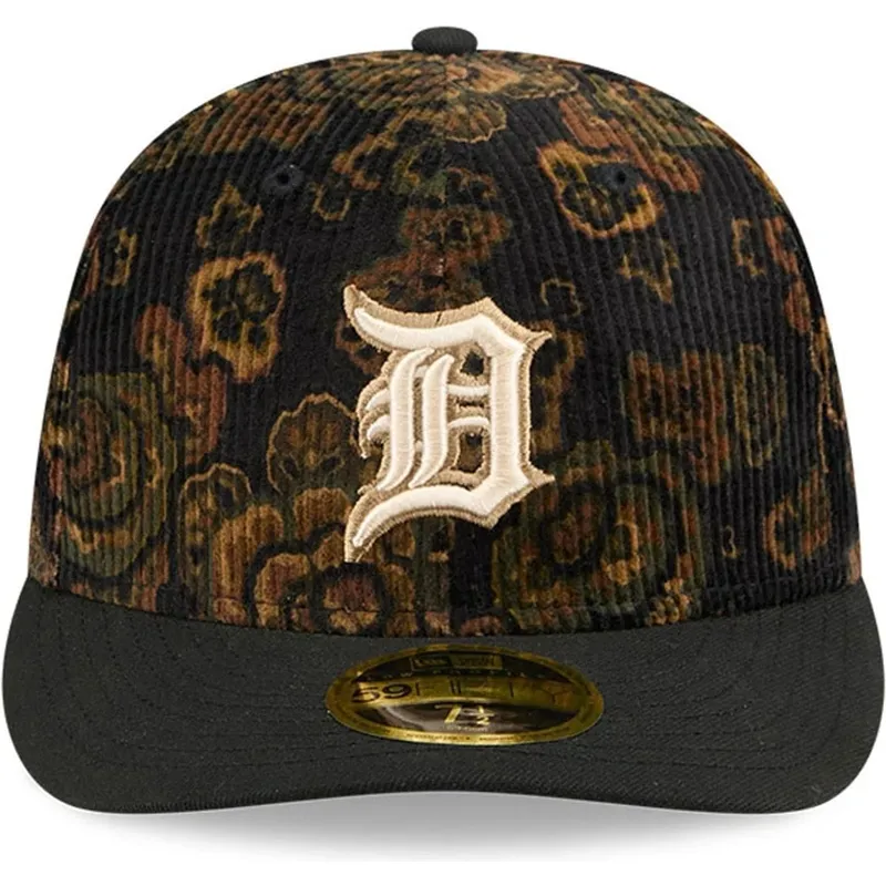 kepure-islenkta-juoda-priglundanti-59fifty-low-profile-floral-cord-three-looms-printed-corduroy-detroit-tigers-mlb-new-era kepure-islenkta-juoda-priglundanti-59fifty-low-profile-floral-cord-three-looms-printed-corduroy-detroit-tigers-mlb-new-era