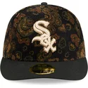 czarna-zakrzywiona-czapka-59fifty-low-profile-floral-cord-three-looms-printed-corduroy-chicago-white-sox-mlb-od-new-era