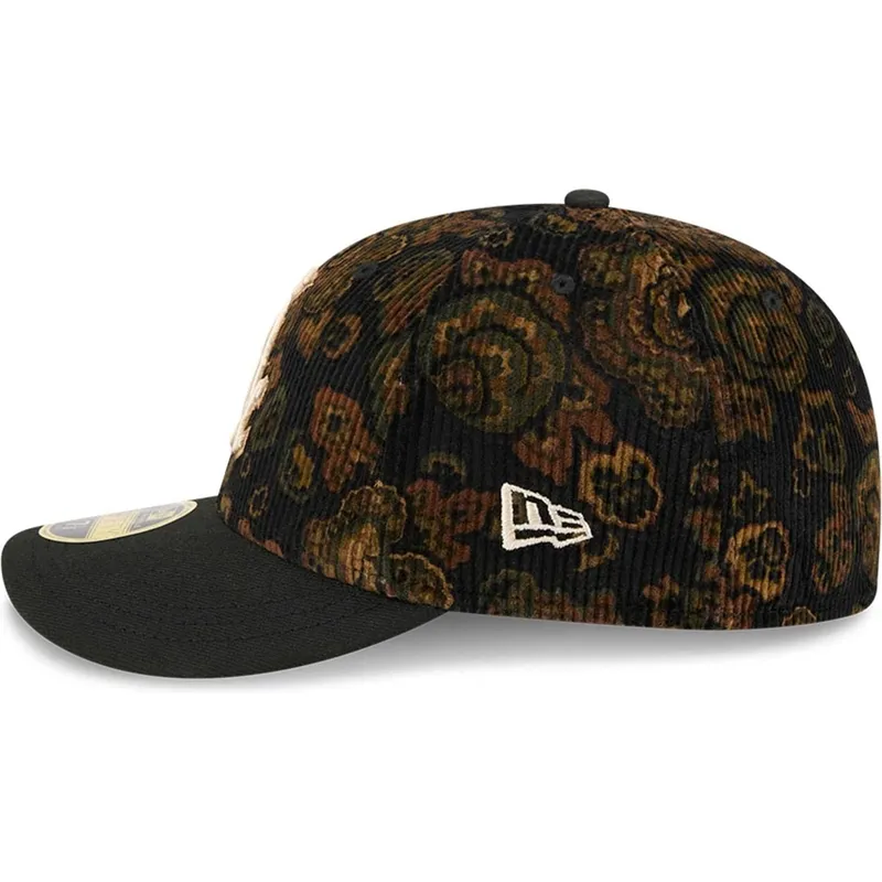 cap-islenkta-black-ajustada-59fifty-low-profile-floral-cord-three-looms-printed-corduroy-chicago-white-sox-mlb-new-era cap-islenkta-black-ajustada-59fifty-low-profile-floral-cord-three-looms-printed-corduroy-chicago-white-sox-mlb-new-era