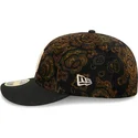 czarna-zakrzywiona-czapka-dopasowana-59fifty-low-profile-floral-cord-three-looms-printed-corduroy-san-diego-padres-mlb-od-new-er