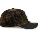 new-era-curved-brim-59fifty-low-profile-floral-cord-three-looms-printed-corduroy-san-diego-padres-mlb-black-fitted-cap