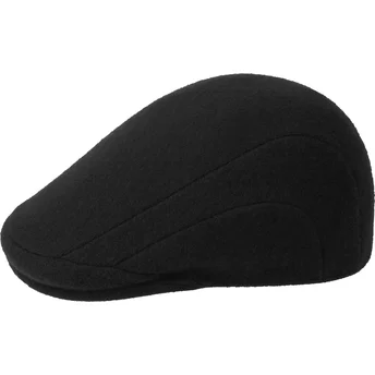 Kangol Wool 507 Black Black Flat Cap