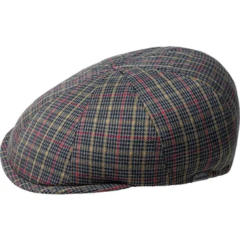 Beret gray Boina gris Pattern Flexfit Grey Plaid Kangol