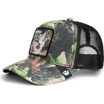 Czapka trucker kamuflaż wilk Lone Wolf Camouflage Seasonal Real Tree The Farm od Goorin Bros.