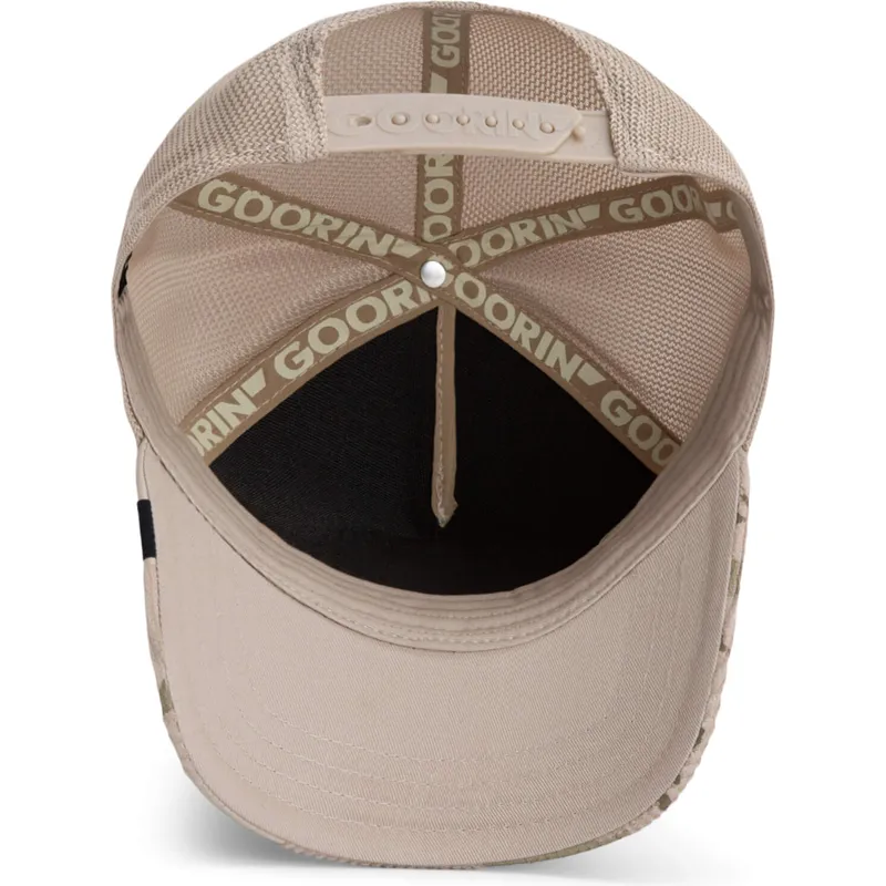 kepure-islenkta-vilkikas-smelio-snapback-leon-king-corduroy-camo-the-farm-the-farm-de-goorin-bros