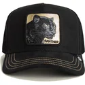 czarna-czapka-trucker-pantera-panther-golden-suede-the-farm-od-goorin-bros