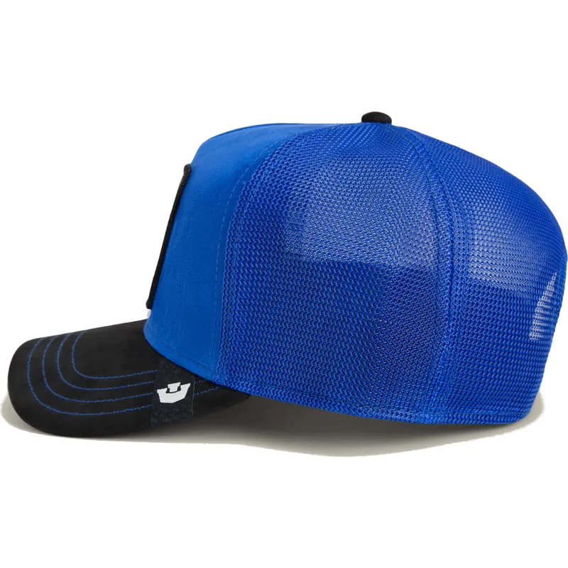 kepure-islenkta-melyna-snapback-flex-suede-the-farm-goorin-bros