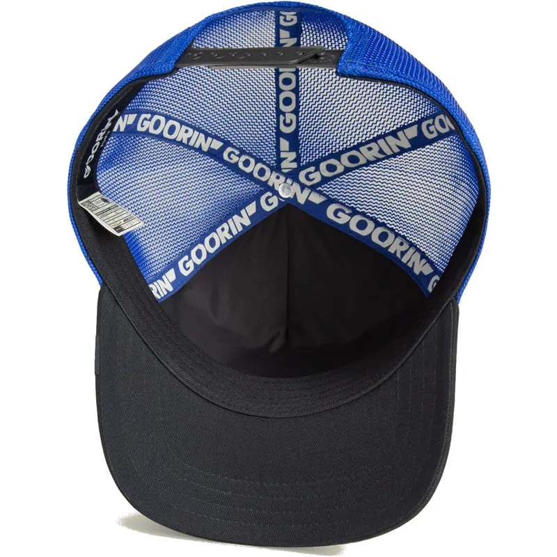 kepure-islenkta-melyna-snapback-flex-suede-the-farm-goorin-bros