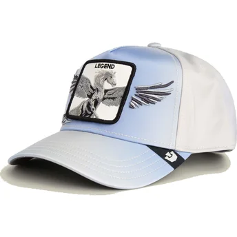 Goorin Bros. Curved Brim Pegaso Legend Flare Up Wings The Farm Light Blue Snapback Cap