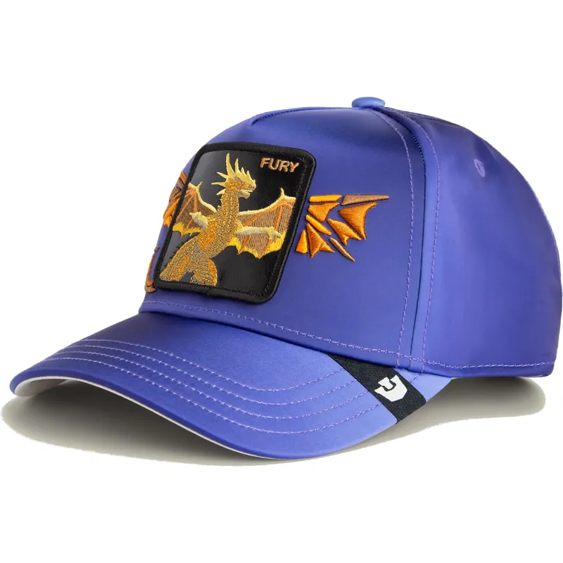 fioletowa-czapka-z-daszkiem-snapback-smok-fury-hell-hath-no-wings-the-farm-od-goorin-bros