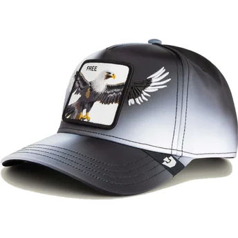 Goorin Bros. Curved Brim Eagle Free Steal This Hat Wings The Farm Black Snapback Cap