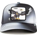 kepure-islenkta-juoda-snapback-free-steal-this-hat-wings-the-farm-goorin-bros