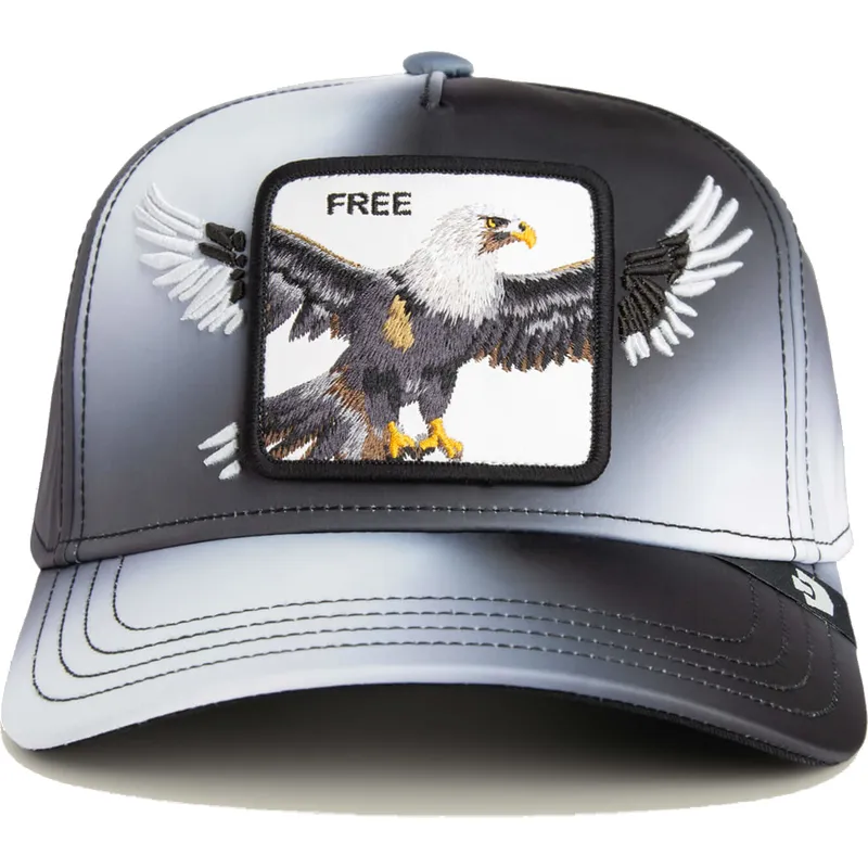 kepure-islenkta-juoda-snapback-free-steal-this-hat-wings-the-farm-goorin-bros