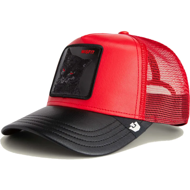 kepure-islenkta-raudona-snapback-misfit-courtside-the-farm-goorin-bros