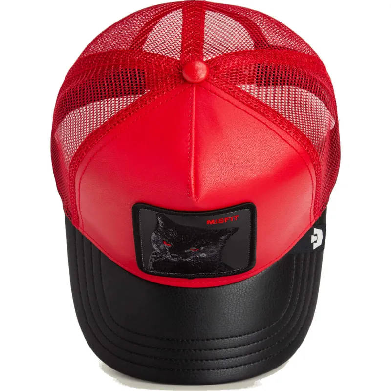 czapka-trucker-czerwono-czarna-kot-misfit-courtside-the-farm-goorin-bros