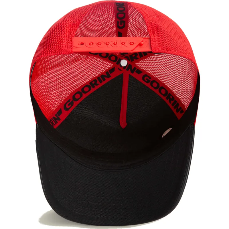 kepure-islenkta-raudona-snapback-misfit-courtside-the-farm-goorin-bros