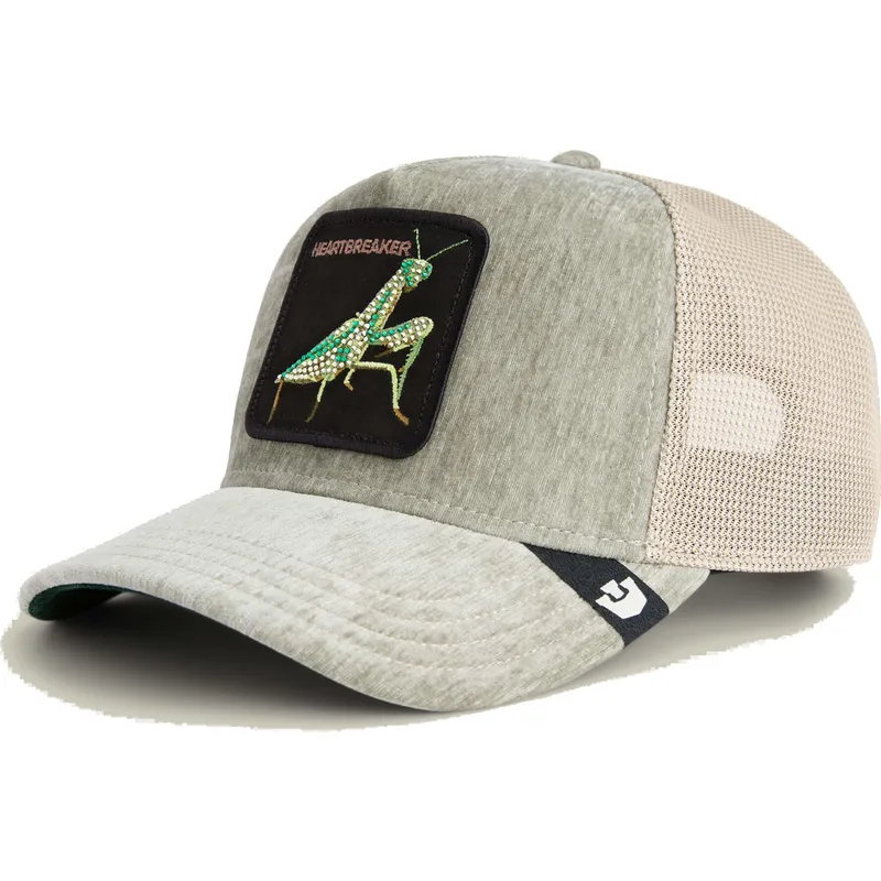 czapka-trucker-szara-mantis-heartbreaker-iced-mantis-jewel-tones-the-farm-od-goorin-bros