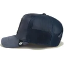 kepure-islenkta-tamsiai-melyna-snapback-king-lion-velour-the-farm-goorin-bros