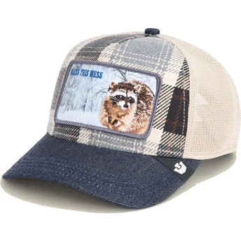 Gorra trucker azul mapache Bless This Mess Free Spirited Homestead The Farm de Goorin Bros.
