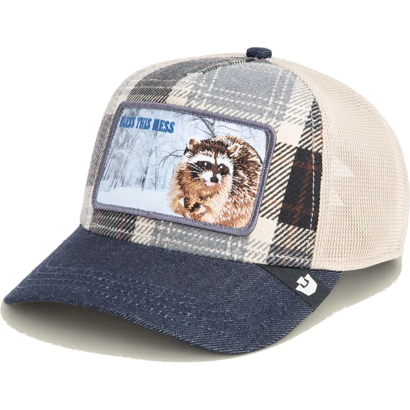 kepure-islenkta-melyna-snapback-bless-this-mess-free-spirited-homestead-the-farm-goorin-bros