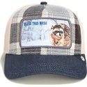 kepure-islenkta-melyna-snapback-bless-this-mess-free-spirited-homestead-the-farm-goorin-bros