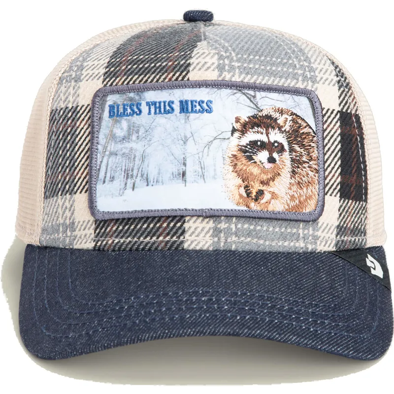 kepure-islenkta-melyna-snapback-bless-this-mess-free-spirited-homestead-the-farm-goorin-bros