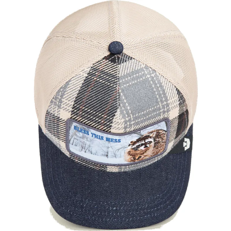 kepure-islenkta-melyna-snapback-bless-this-mess-free-spirited-homestead-the-farm-goorin-bros