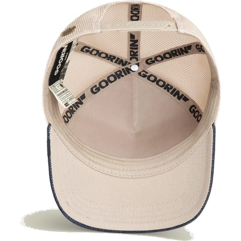 kepure-islenkta-melyna-snapback-bless-this-mess-free-spirited-homestead-the-farm-goorin-bros