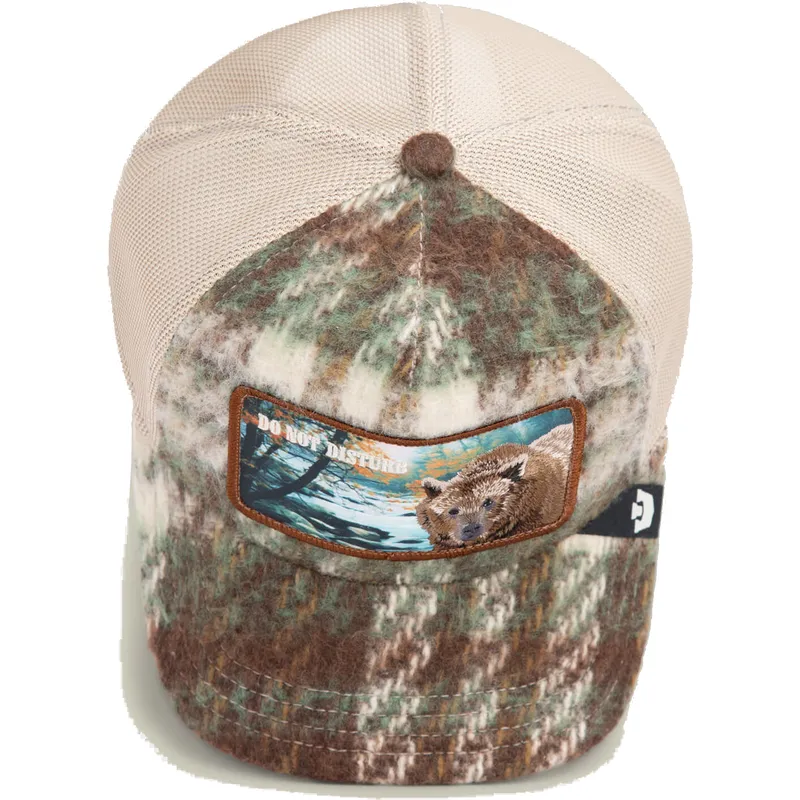 kepure-islenkta-ruda-snapback-do-not-disturb-don-t-poke-the-bear-homestead-the-farm-goorin-bros