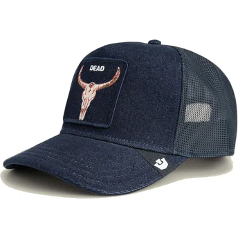 Kepurė išlenkta vilkikas tamsiai mėlyna snapback buey Dead Denim The Farm The Farm de Goorin Bros.