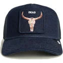 kepure-islenkta-tamsiai-melyna-snapback-dead-denim-the-farm-goorin-bros