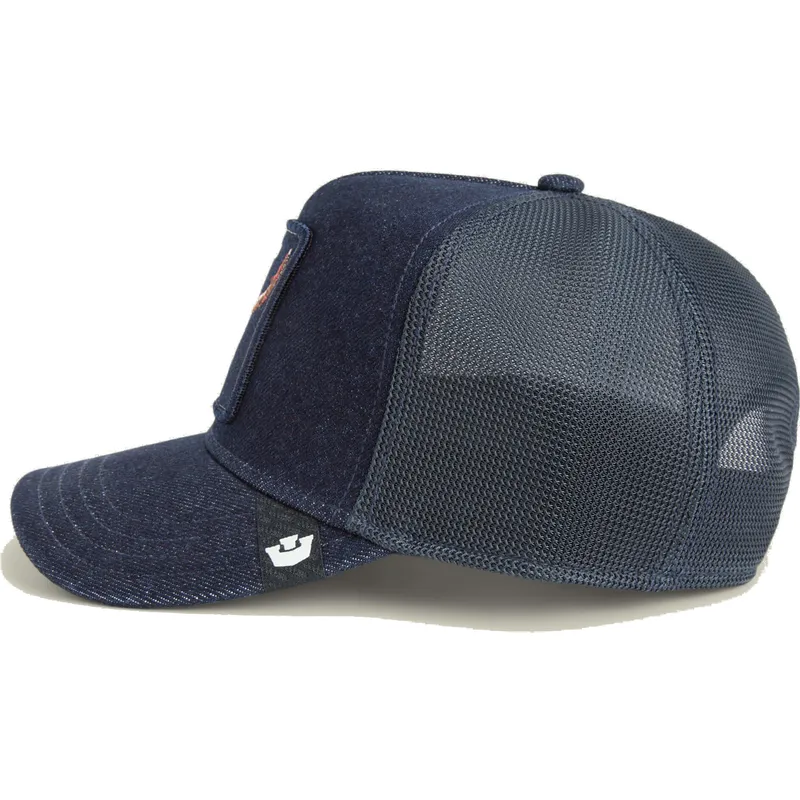 kepure-islenkta-tamsiai-melyna-snapback-dead-denim-the-farm-goorin-bros kepure-islenkta-tamsiai-melyna-snapback-dead-denim-the-farm-goorin-bros