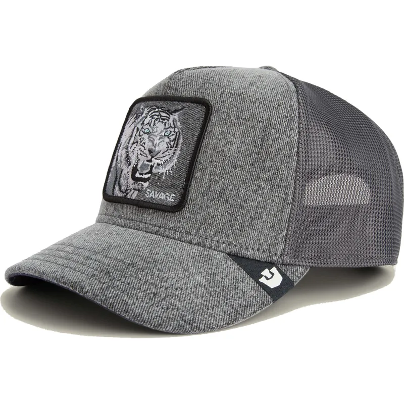 kepure-islenkta-pilka-snapback-savage-denim-the-farm-goorin-bros