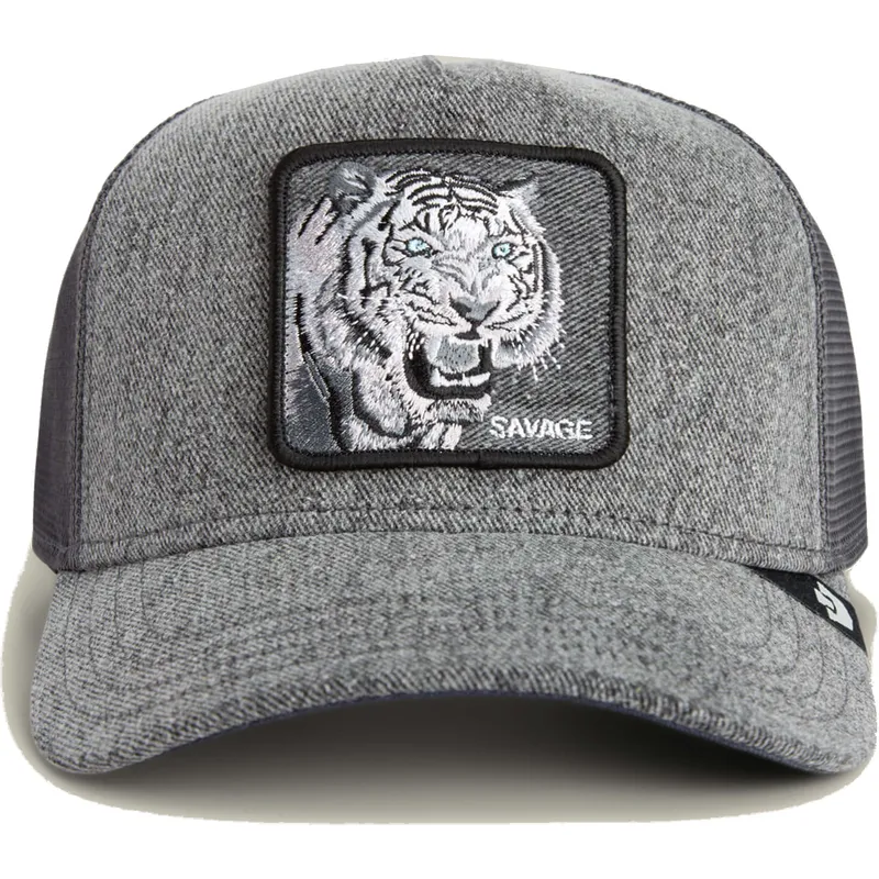kepure-islenkta-pilka-snapback-savage-denim-the-farm-goorin-bros