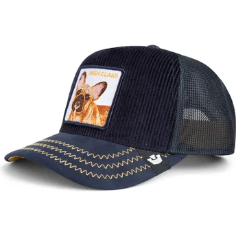 Goorin Bros. French Bulldog High Class Remix The Farm Navy Blue Trucker Hat