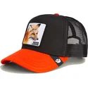 czarna-i-pomaranczowa-czapka-trucker-z-lisem-good-looks-sport-the-farm-od-goorin-bros