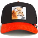 czarna-i-pomaranczowa-czapka-trucker-z-lisem-good-looks-sport-the-farm-od-goorin-bros
