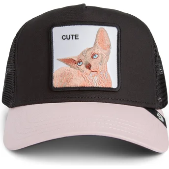 Kepurė išlenkta vilkikas juoda snapback The Farm de Goorin Bros.