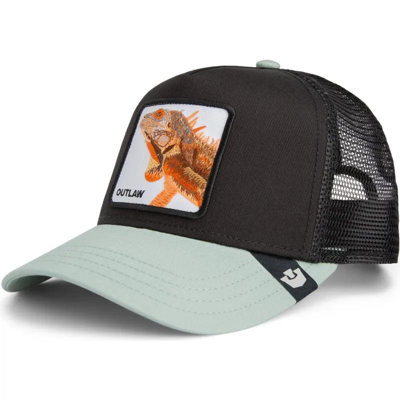 czapka-trucker-czarna-jaszczurka-the-outlaw-sport-the-farm-goorin-bros