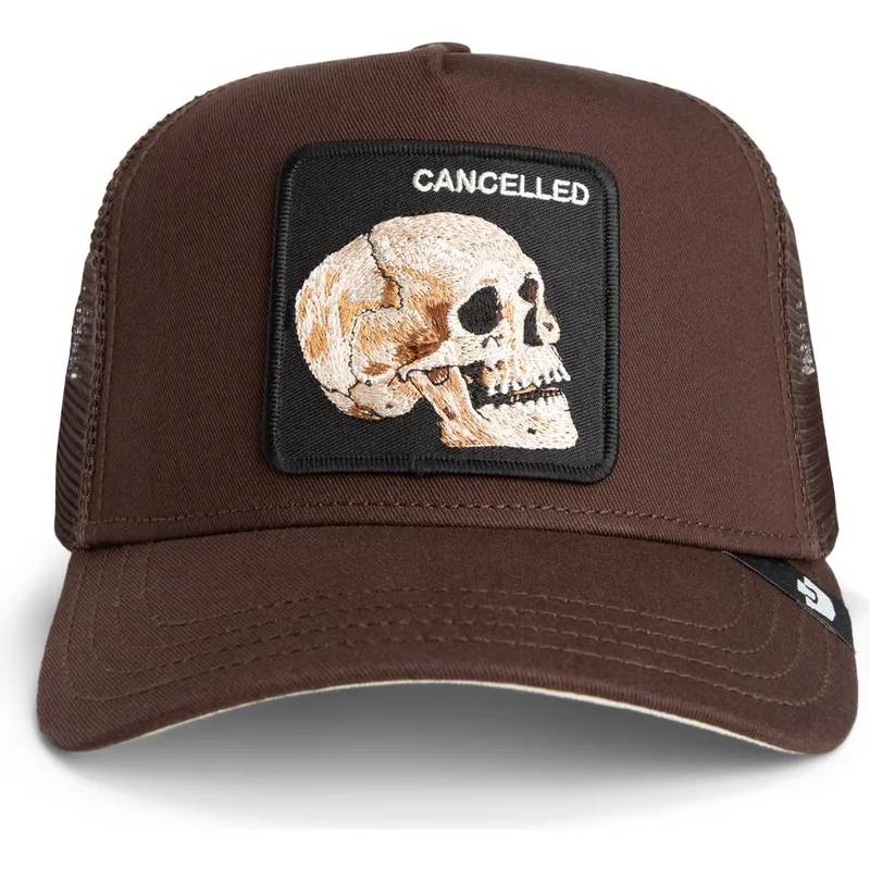 kepure-islenkta-ruda-snapback-the-cancelled-skull-grit-the-farm-goorin-bros